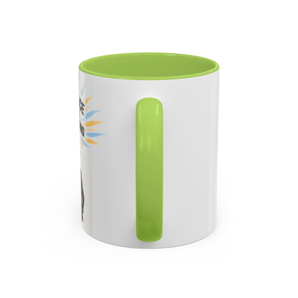 My Peace Means Everything to Me Accent Coffee Mug — Inspirational Self-Care Ceramic Mug