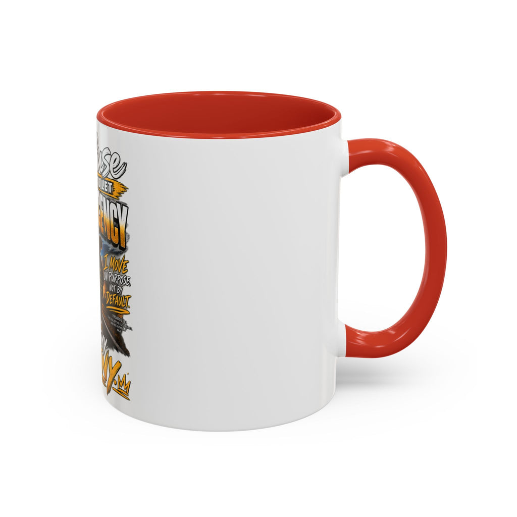 Coffee Mug – "I Refuse to Let Complacency Affect My Destiny" Motivational Accent Mug
