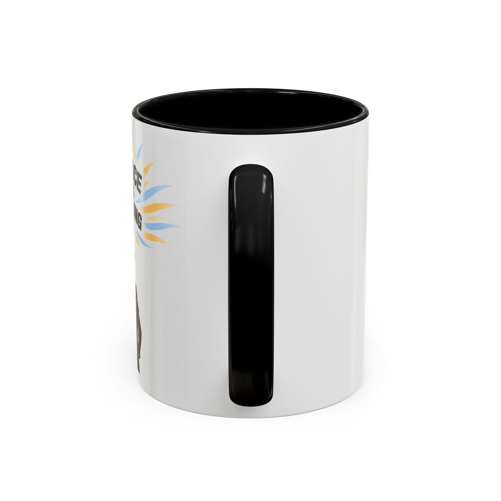 My Peace Means Everything to Me Accent Coffee Mug — Inspirational Self-Care Ceramic Mug