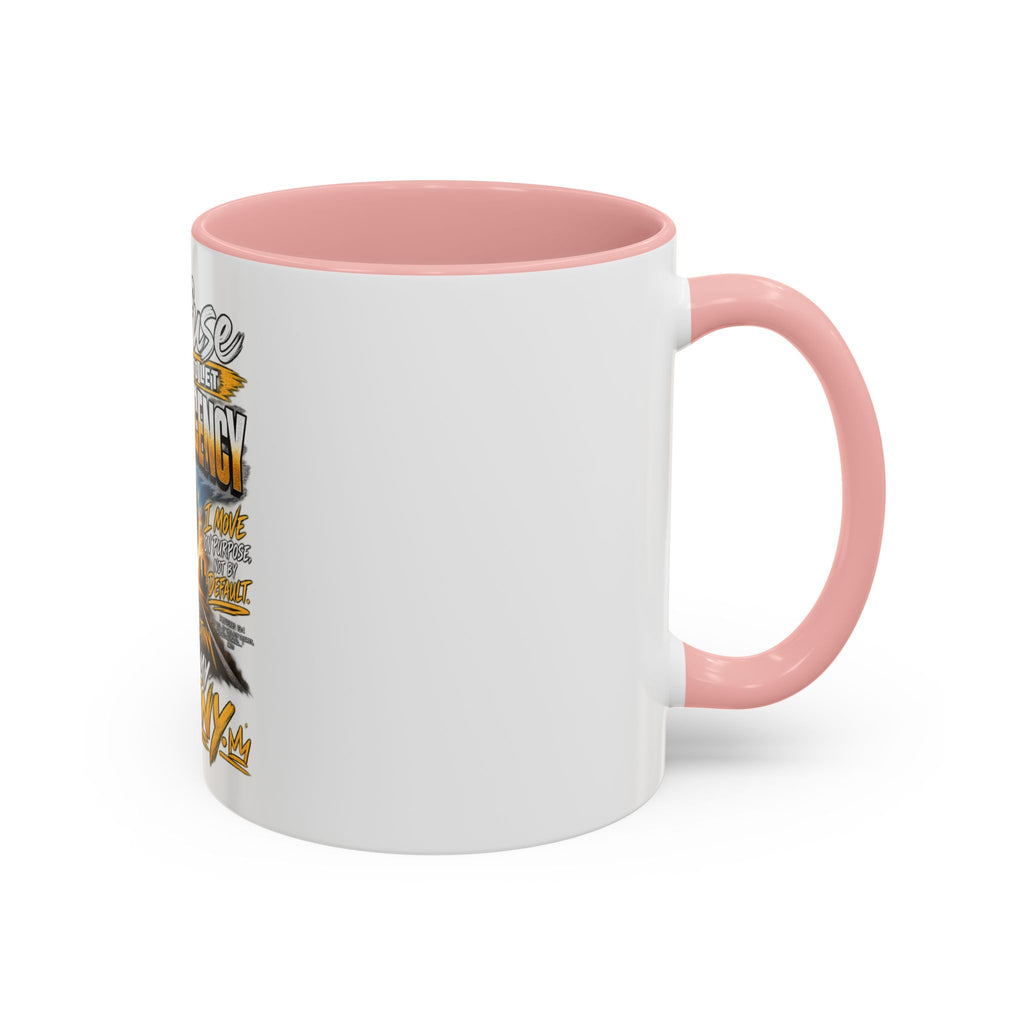 Motivational Coffee Mug — "I Refuse to Let Complacency Affect My Destiny"