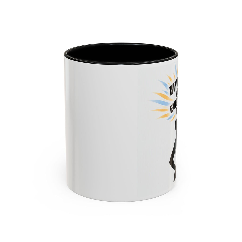 My Peace Means Everything to Me Accent Coffee Mug — Inspirational Self-Care Ceramic Mug