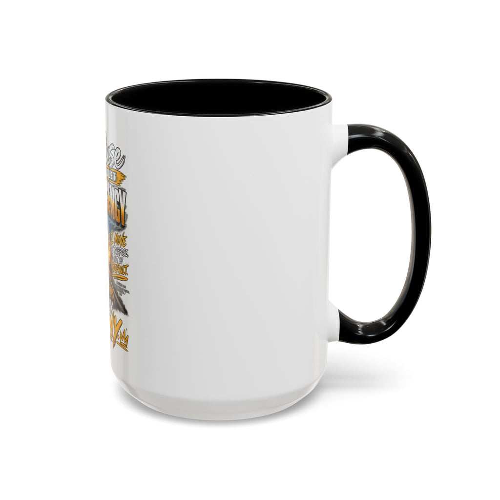 Motivational Coffee Mug — "I Refuse to Let Complacency Affect My Destiny"