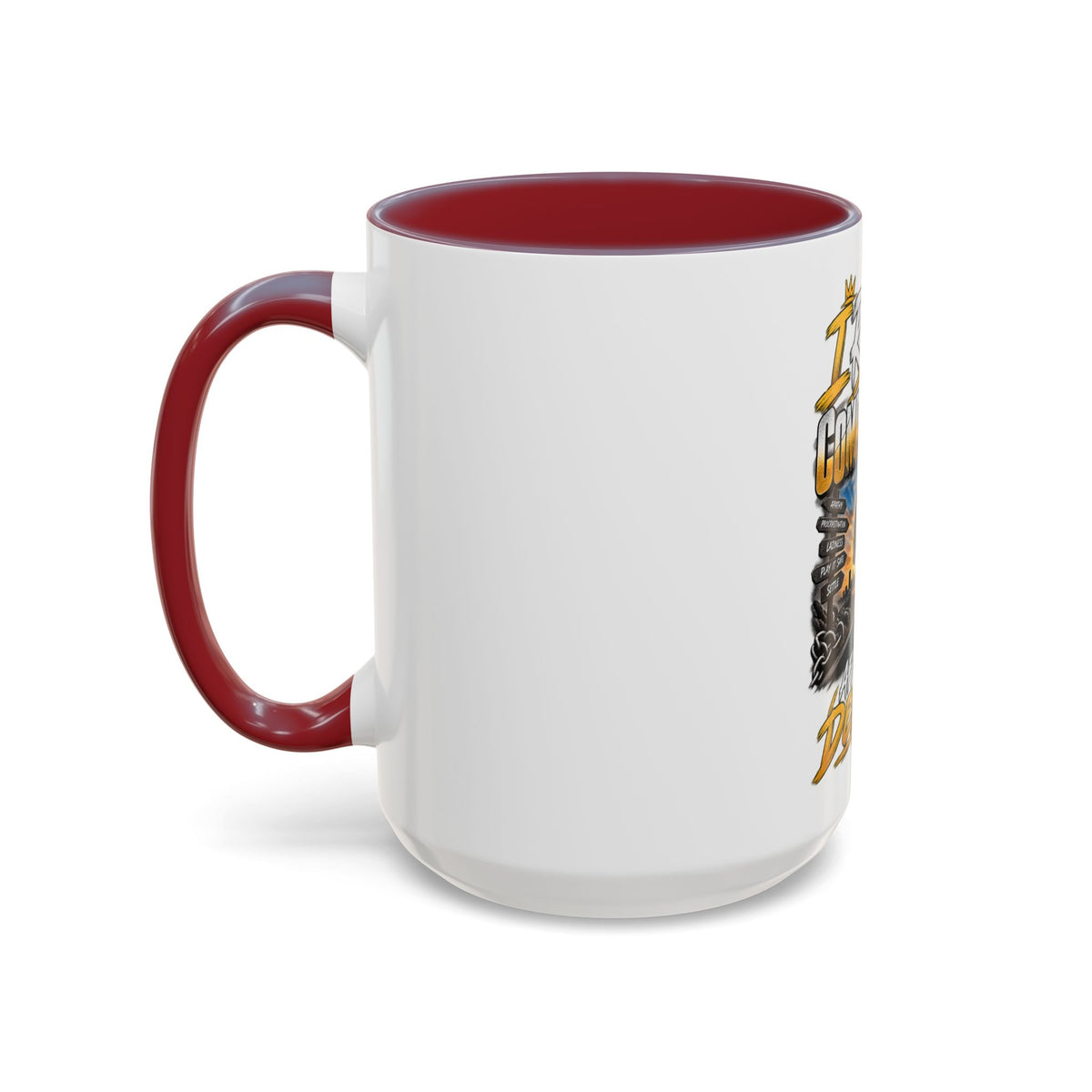 Motivational Coffee Mug — "I Refuse to Let Complacency Affect My Destiny"