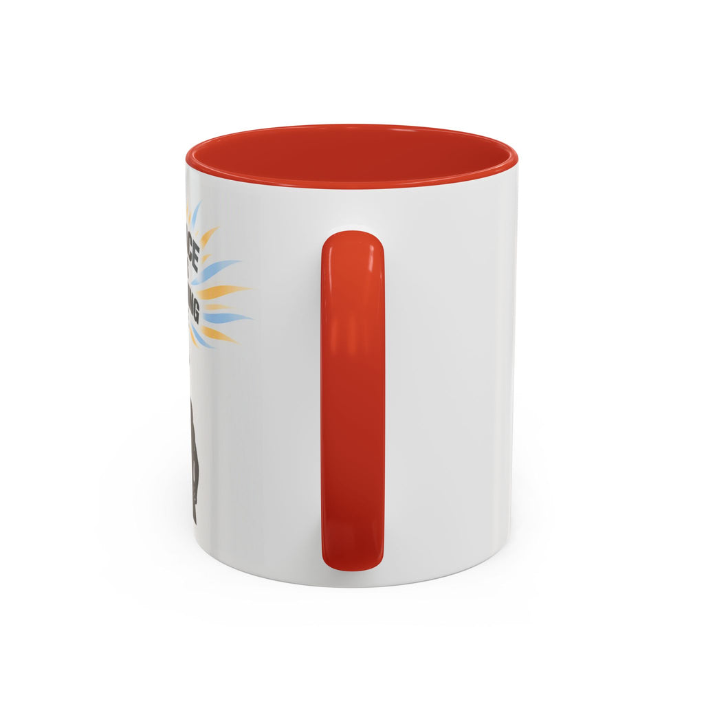 My Peace Means Everything to Me Accent Coffee Mug — Inspirational Self-Care Ceramic Mug