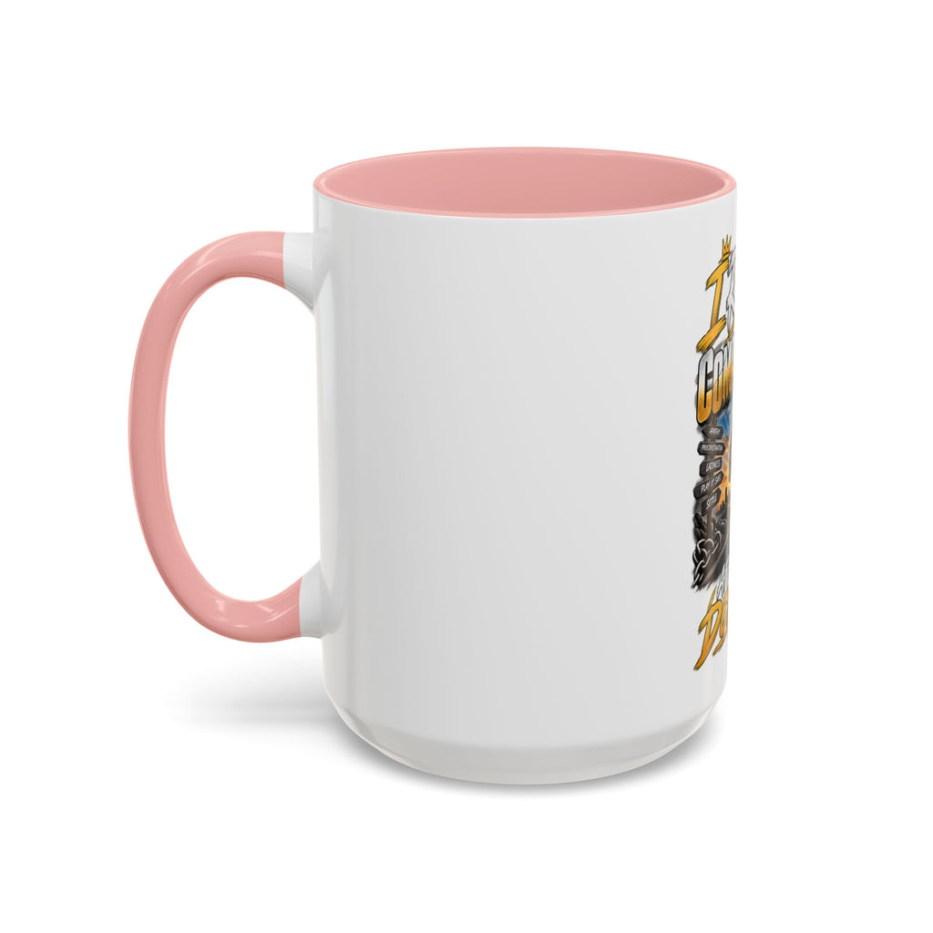 Motivational Coffee Mug — "I Refuse to Let Complacency Affect My Destiny"