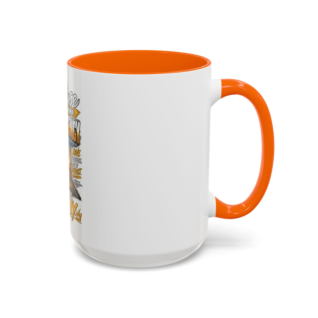 Motivational Coffee Mug — "I Refuse to Let Complacency Affect My Destiny"