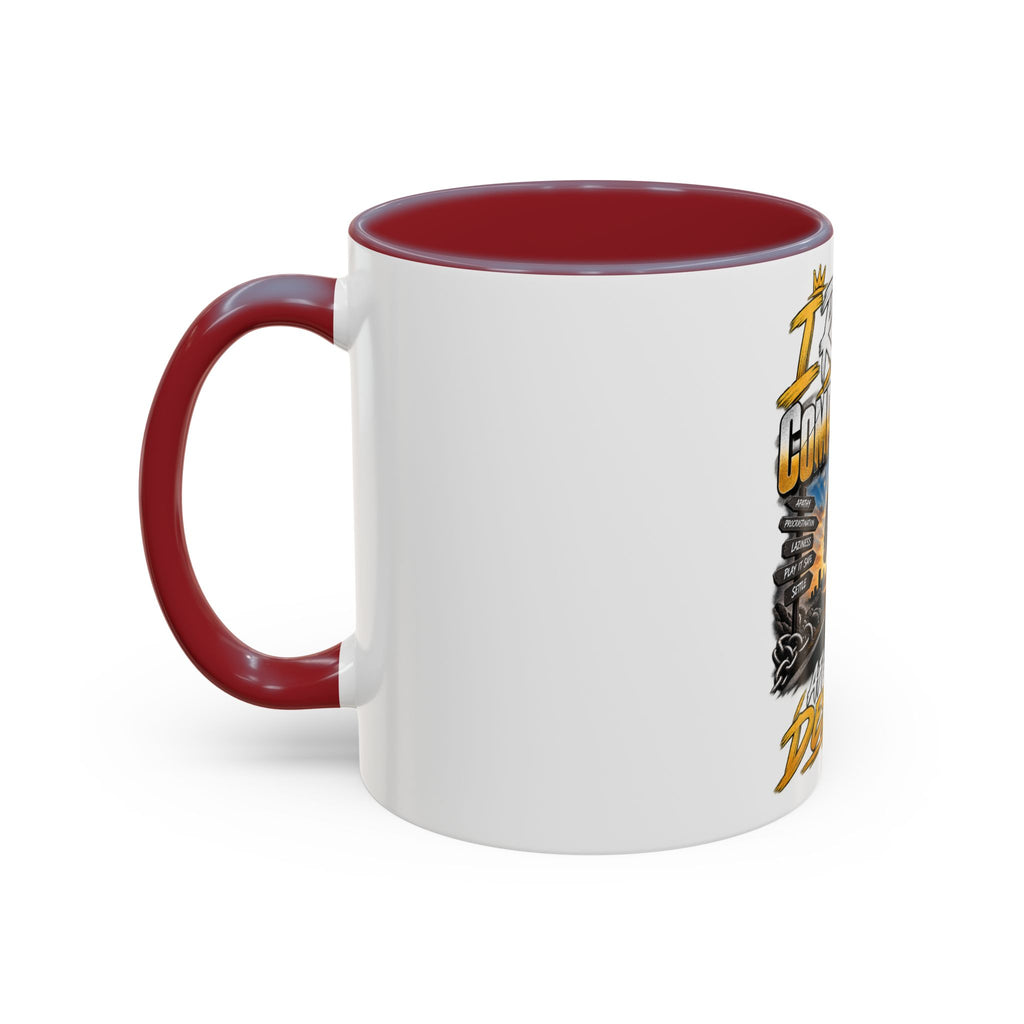 Motivational Coffee Mug — "I Refuse to Let Complacency Affect My Destiny"