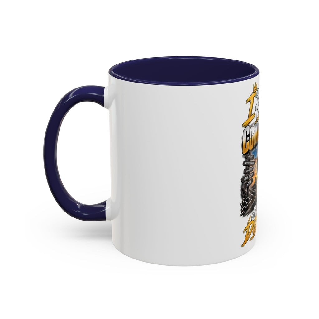 Motivational Coffee Mug — "I Refuse to Let Complacency Affect My Destiny"