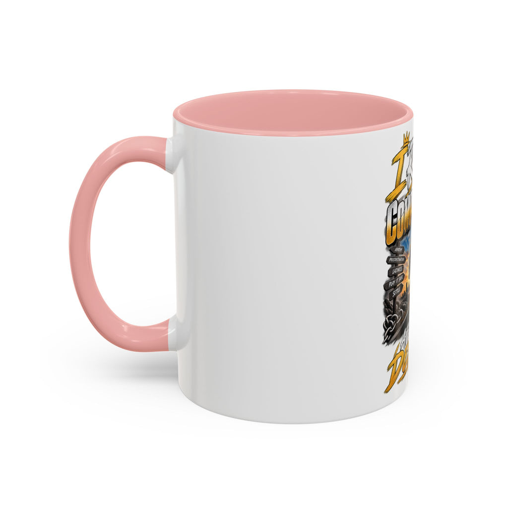 Motivational Coffee Mug — "I Refuse to Let Complacency Affect My Destiny"