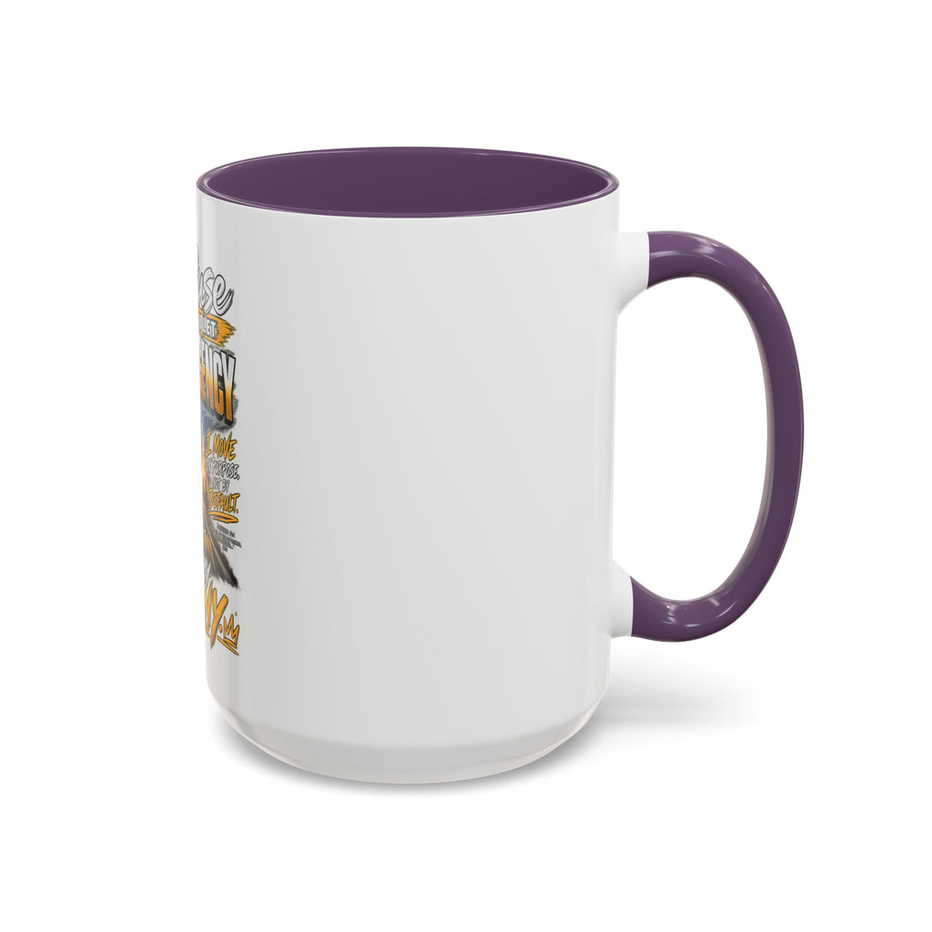 Motivational Coffee Mug — "I Refuse to Let Complacency Affect My Destiny"