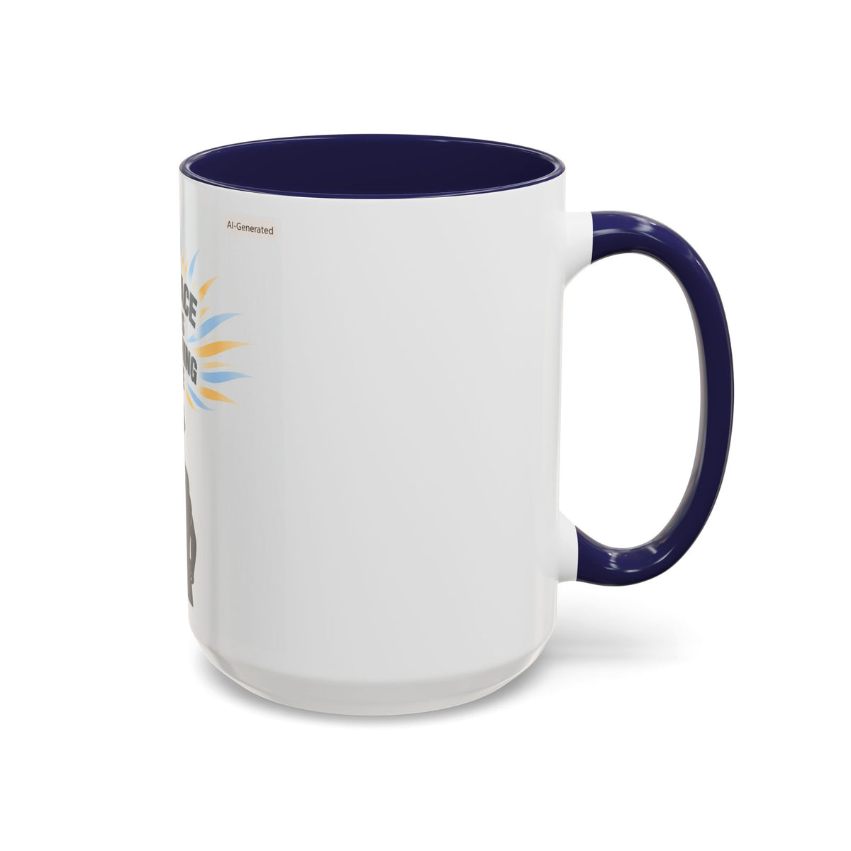 My Peace Means Everything to Me Accent Coffee Mug — Inspirational Self-Care Ceramic Mug