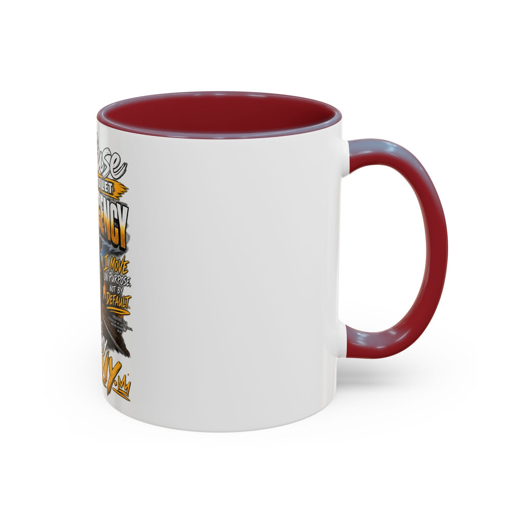 Coffee Mug – "I Refuse to Let Complacency Affect My Destiny" Motivational Accent Mug