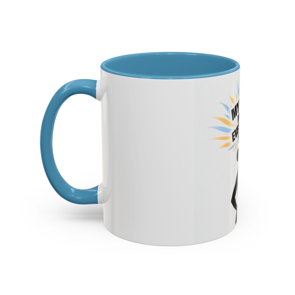 My Peace Means Everything to Me Accent Coffee Mug — Inspirational Self-Care Ceramic Mug