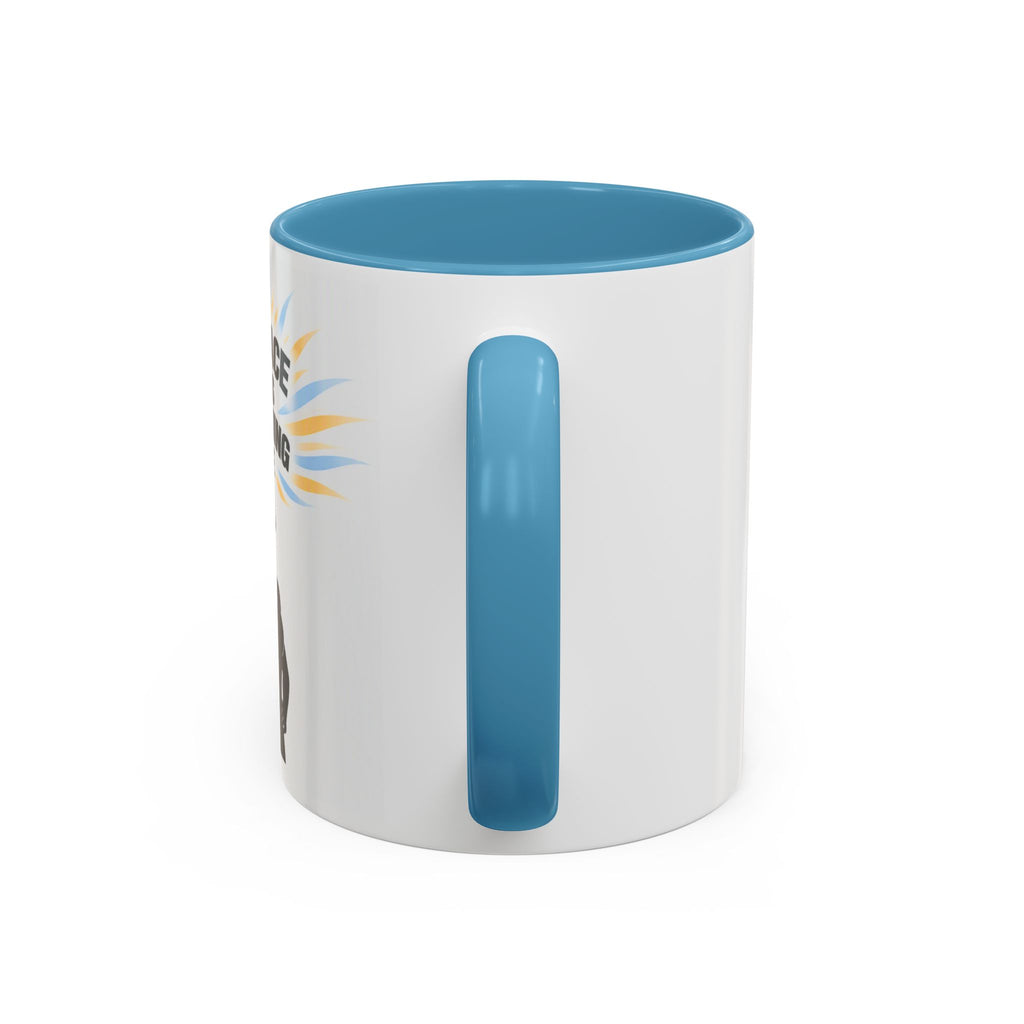 My Peace Means Everything to Me Accent Coffee Mug — Inspirational Self-Care Ceramic Mug