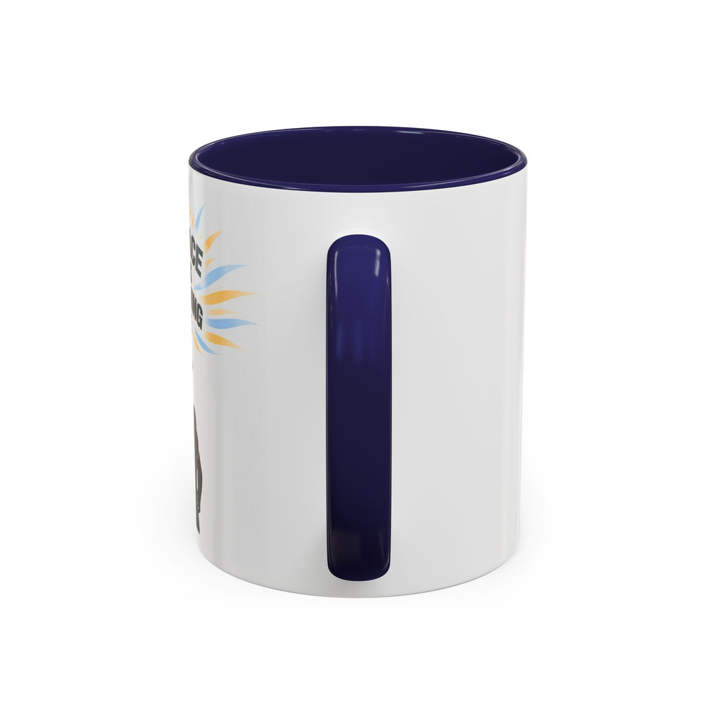 My Peace Means Everything to Me Accent Coffee Mug — Inspirational Self-Care Ceramic Mug