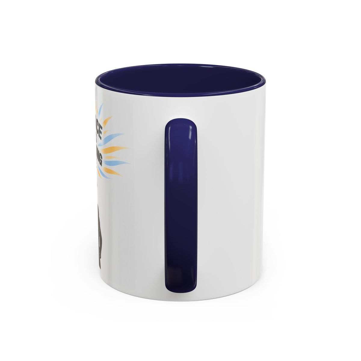 My Peace Means Everything to Me Accent Coffee Mug — Inspirational Self-Care Ceramic Mug
