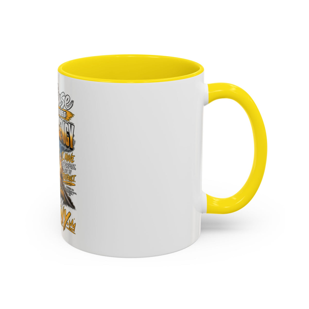 Motivational Coffee Mug — "I Refuse to Let Complacency Affect My Destiny"