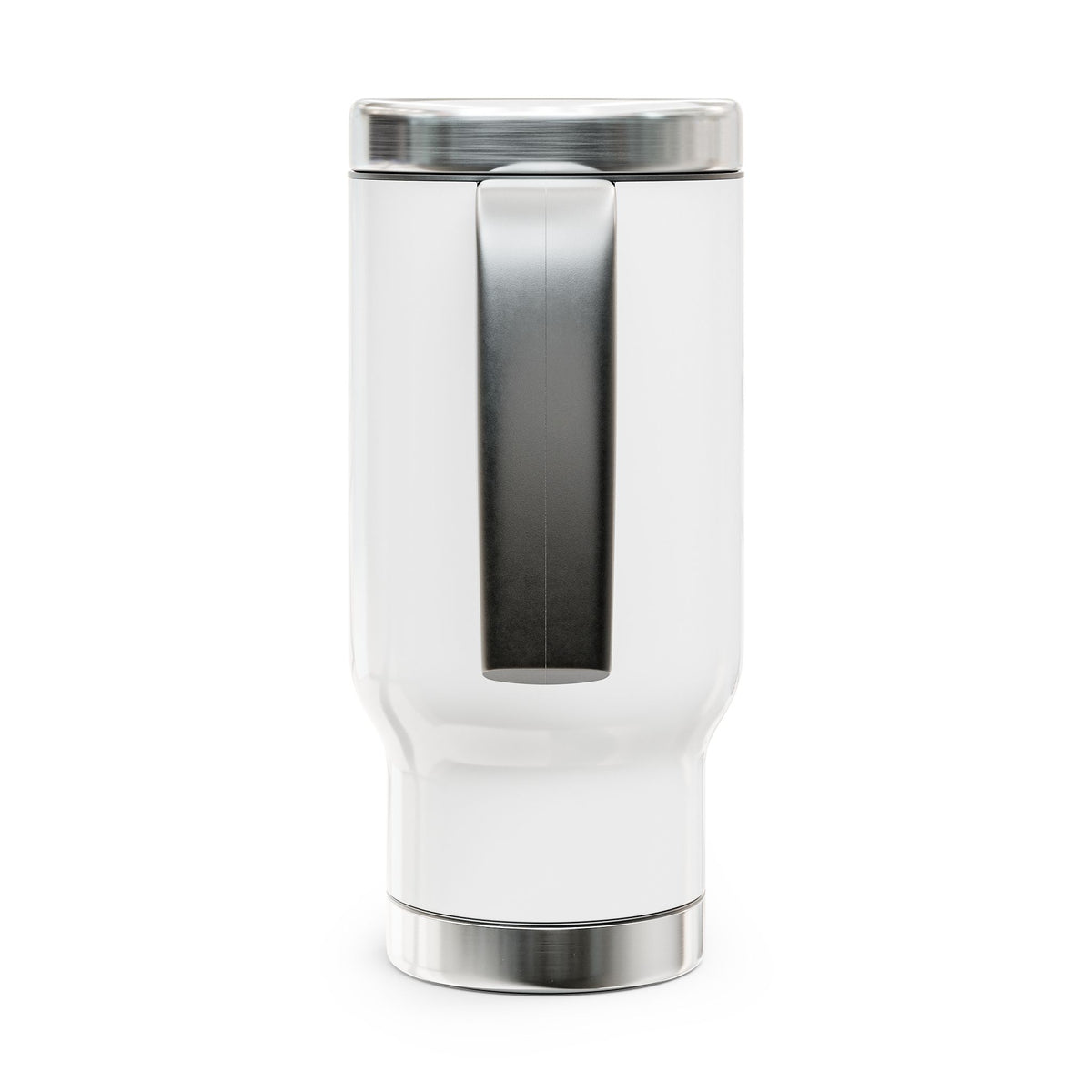 Travel Mug — “I Believe God” Inspirational Stainless Steel 14oz with Handle