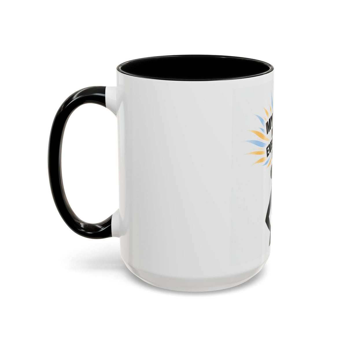 My Peace Means Everything to Me Accent Coffee Mug — Inspirational Self-Care Ceramic Mug