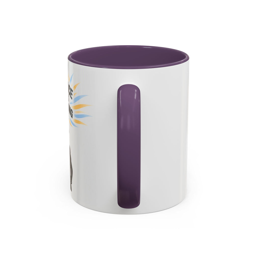 My Peace Means Everything to Me Accent Coffee Mug — Inspirational Self-Care Ceramic Mug